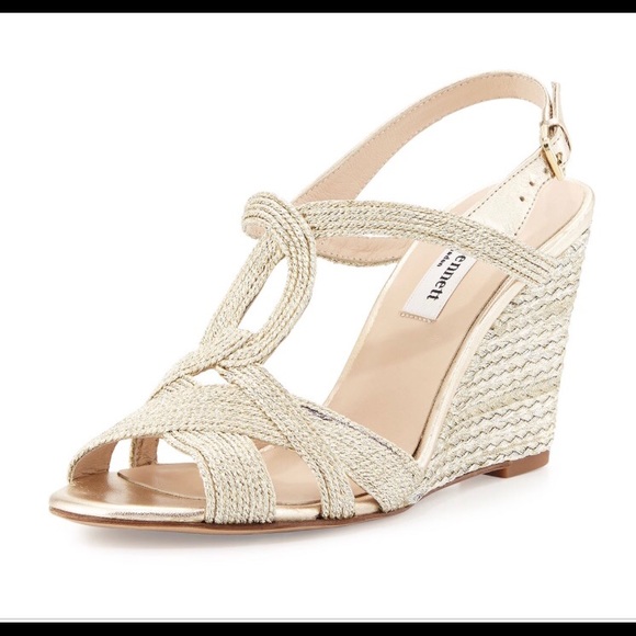 lk bennett gold sandals